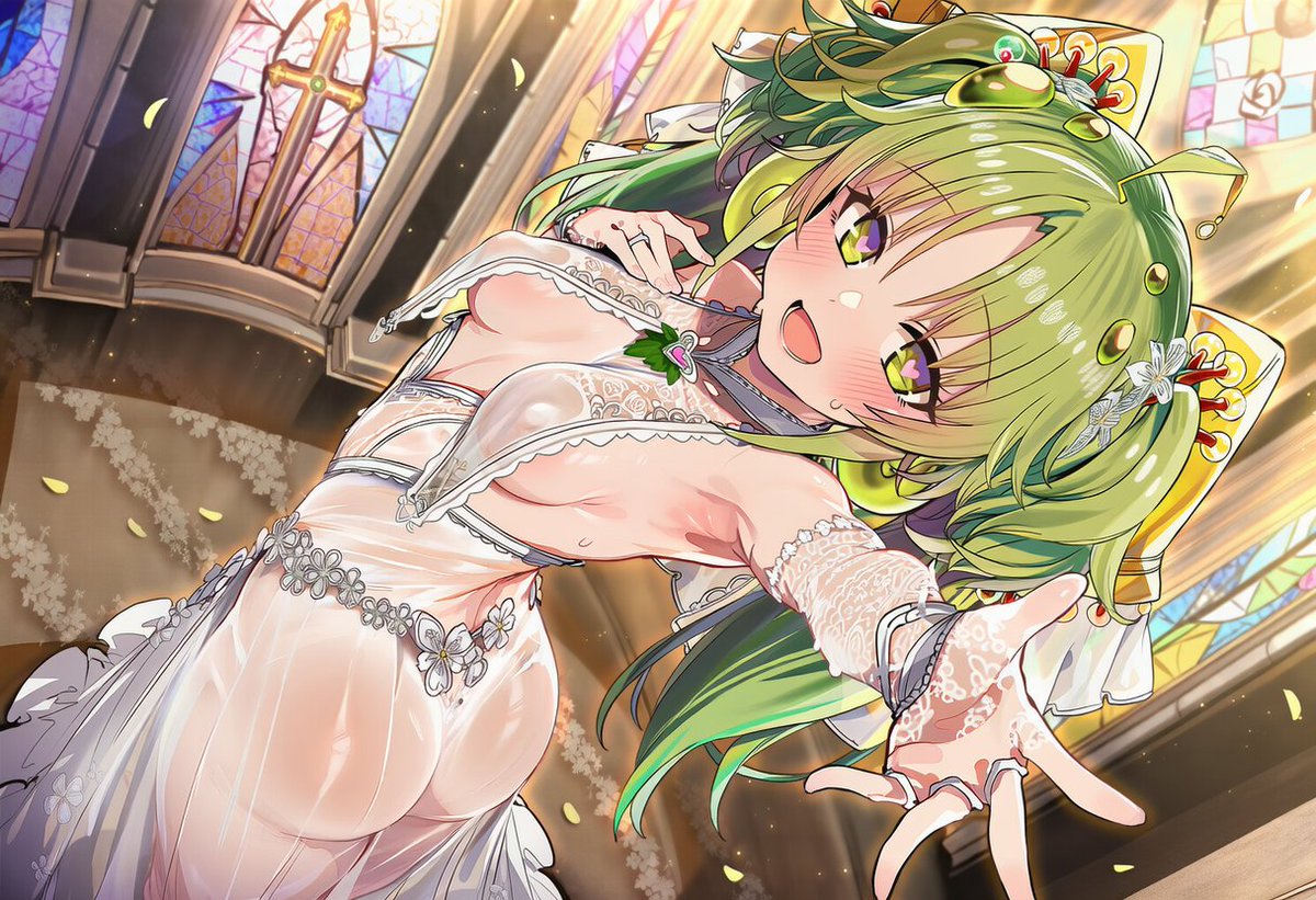 蟲惑魔レポートです。
何かもはや文章書かない方が良いのではと思いつつ書いてしまいました。
自分が遊戯王を始めた切っ掛けであり今でも財布に御守りとして入れてあります。セラ好き。
オマケのウエディングセラです。 