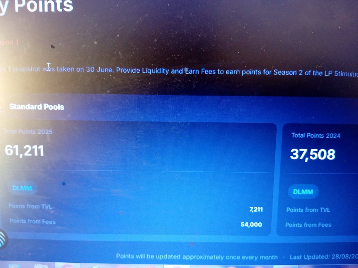 Above 98k points but no airdrop 😒 

<a href="/0xSoju/">Soju 燒酒 | Meteora</a> makes all whales happy and fucked the retail users threshold around 50k or 75k 😂 

<a href="/MeteoraAG/">Meteora</a>