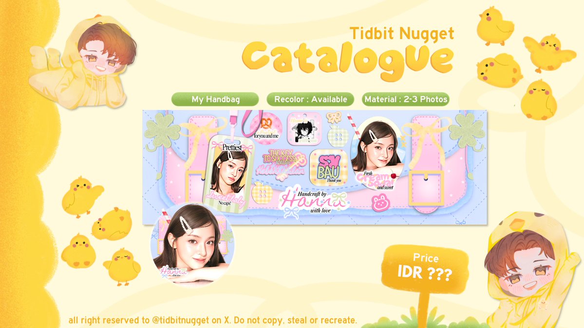 tidbitnugget's tweet image. Help repost please? Thank you!
Halo temen temen aku ada katalogue layout baru lagi nih, mohon bantu ospek ya. Kalau ada kesamaan, boleh langsung dm aku.
Sekalian saran harga di bawah 👇🏻 yaa,Terima kasih banyak!
#zonaba #zonauang