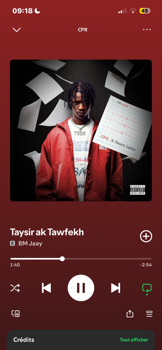 Congrats <a href="/BM_Jaay/">SASUKE / Trap King 🦍🇸🇳</a> CPR out now 

Co produced on taysir ak tawfekh
co produced on juda 
Co profuced on paradoxe 

S/o to the goat <a href="/Amooniac/">AME 🇸🇳</a> 🐐🐐🔥🔥🔥🔥

#bmjaay #cpr #music #senegal