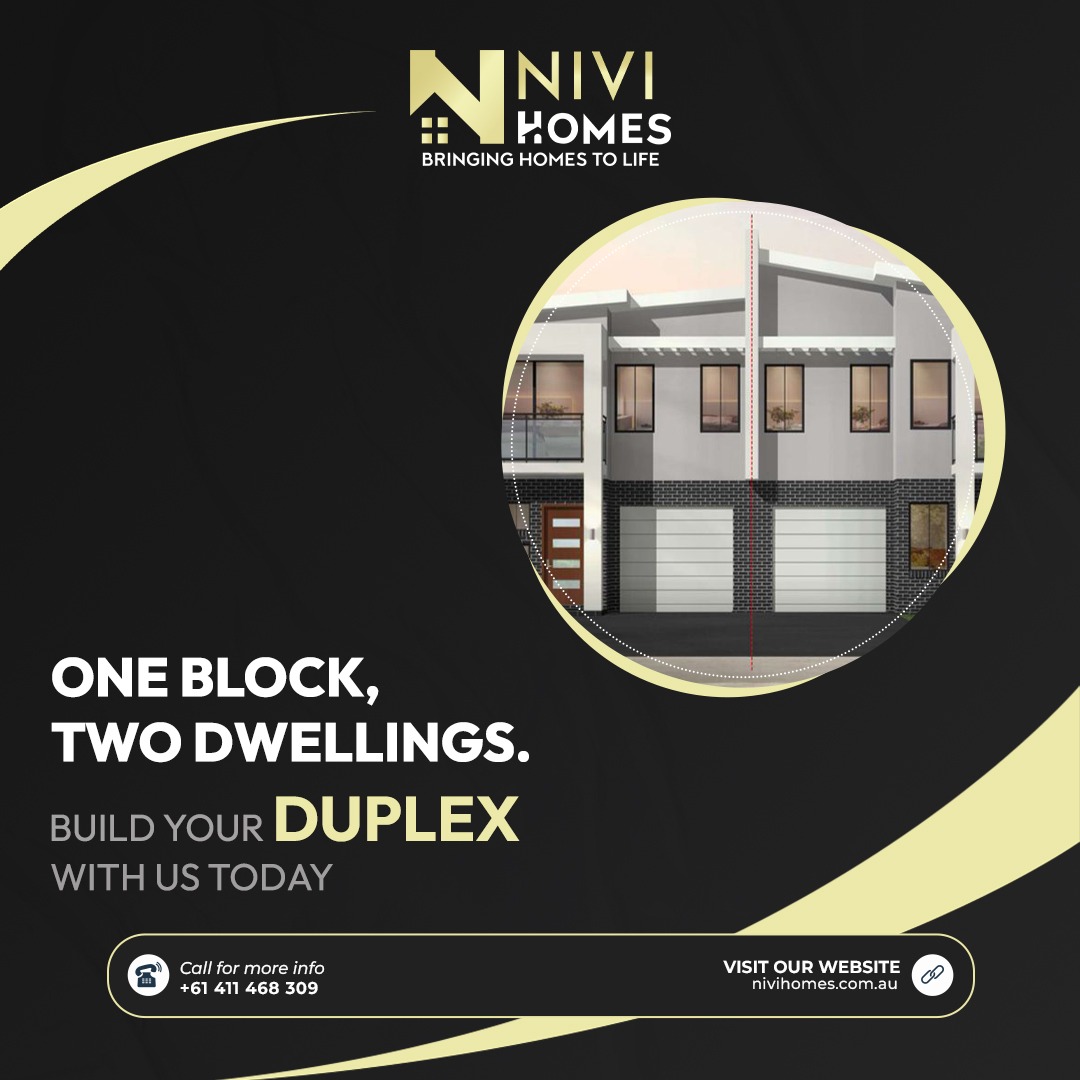 NiviHomes's tweet photo. Duplex solutions by Nivi Homes let you enjoy privacy, flexibility, and profitability—all under one roofline.
#NiviHomes #DuplexLiving #SmartLiving #ModernHomes #HomeInvestment #PrivacyAndProfit #FlexibleLiving #UnderOneRoof #RealEstateSolutions #DuplexDesign #LiveSmart https://t.co/8V4wd2I2Uo