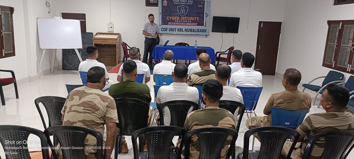CISFNORTHEAST's tweet image. CISF UNIT @NRL_MoPNG organized a Cyber Security Awareness Program to promote safe digital practices among personnel.
✅ Phishing alerts, Strong passwords &amp;amp; Device hygiene
Awareness = Protection.
 #CyberSecurity #cisf #shieldofsecurity
@HMOIndia @CISFHQrs @Cyberdost @PIB_India