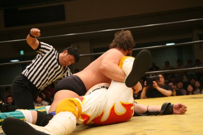 Katsumi Sasazaki was a referee for 100s of my matches in over 12 years for Zero1. He was a referee, president, driver, office worker, ring crew, friend and most important, a family man. He did so much! He introduced me to so many Japanese foods, like Lucky Pierrot, Bikri Donkey,