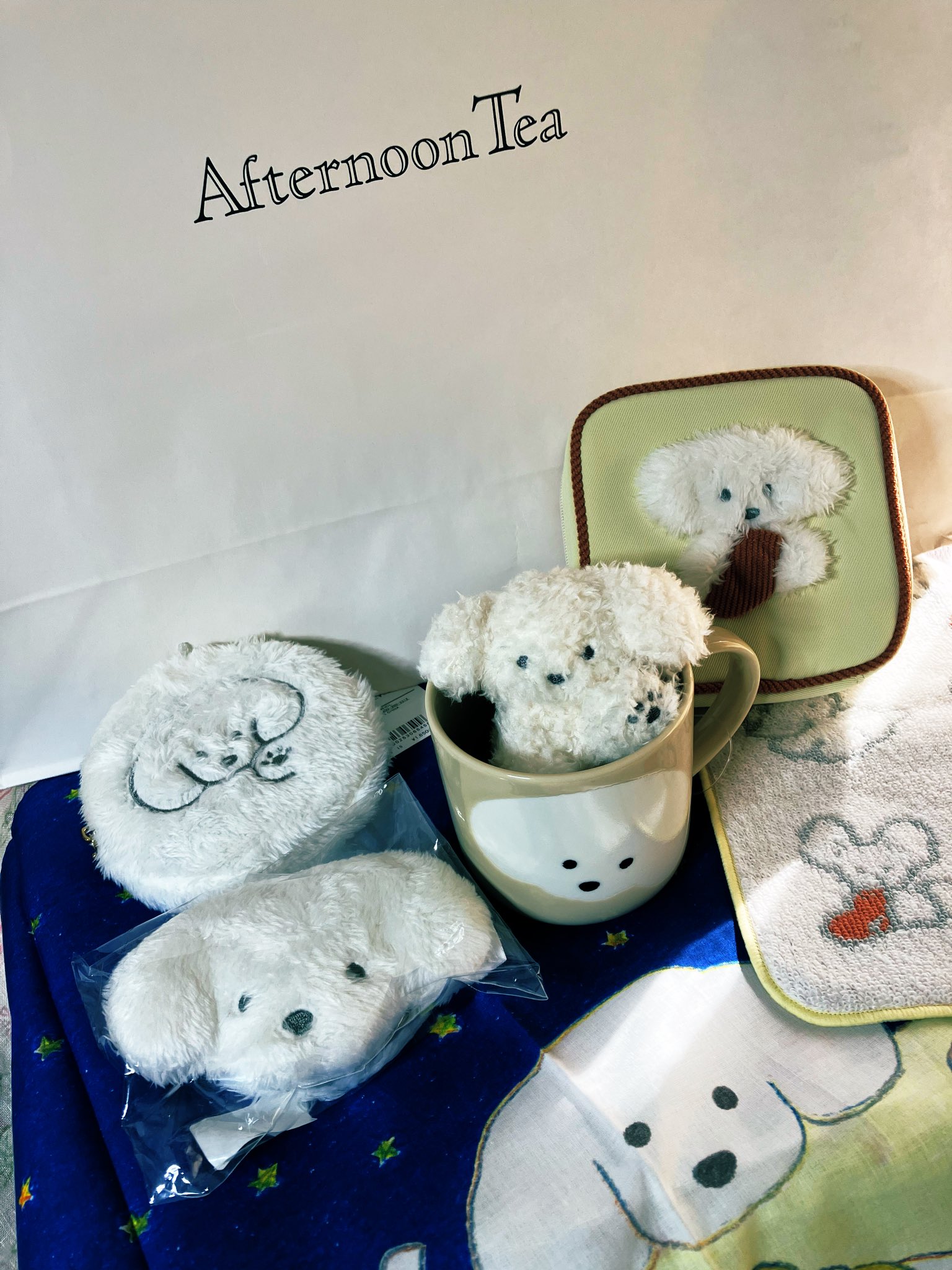 新品未開封　てらおかなつみ　ブランケット　アフタヌーンティー　コラボ　完売品 新品未開封 てらおかなつみ ブランケット アフタヌーンティー コラボ