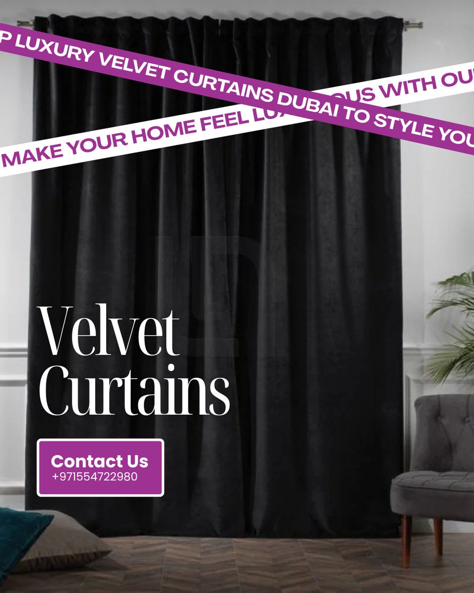 FixitCurtains's tweet image. Velvet Curtains — rich texture + elegant drape for a home that feels indulgent.
📞 +971 55 472 2980 | fixitcurtains.com

#VelvetCurtains #LuxuryCurtains #RichTexture #FixitCurtains #HomeDecor #WindowDrapes #CurtainStyle #InteriorDesign #CozyLiving #ElegantInteriors