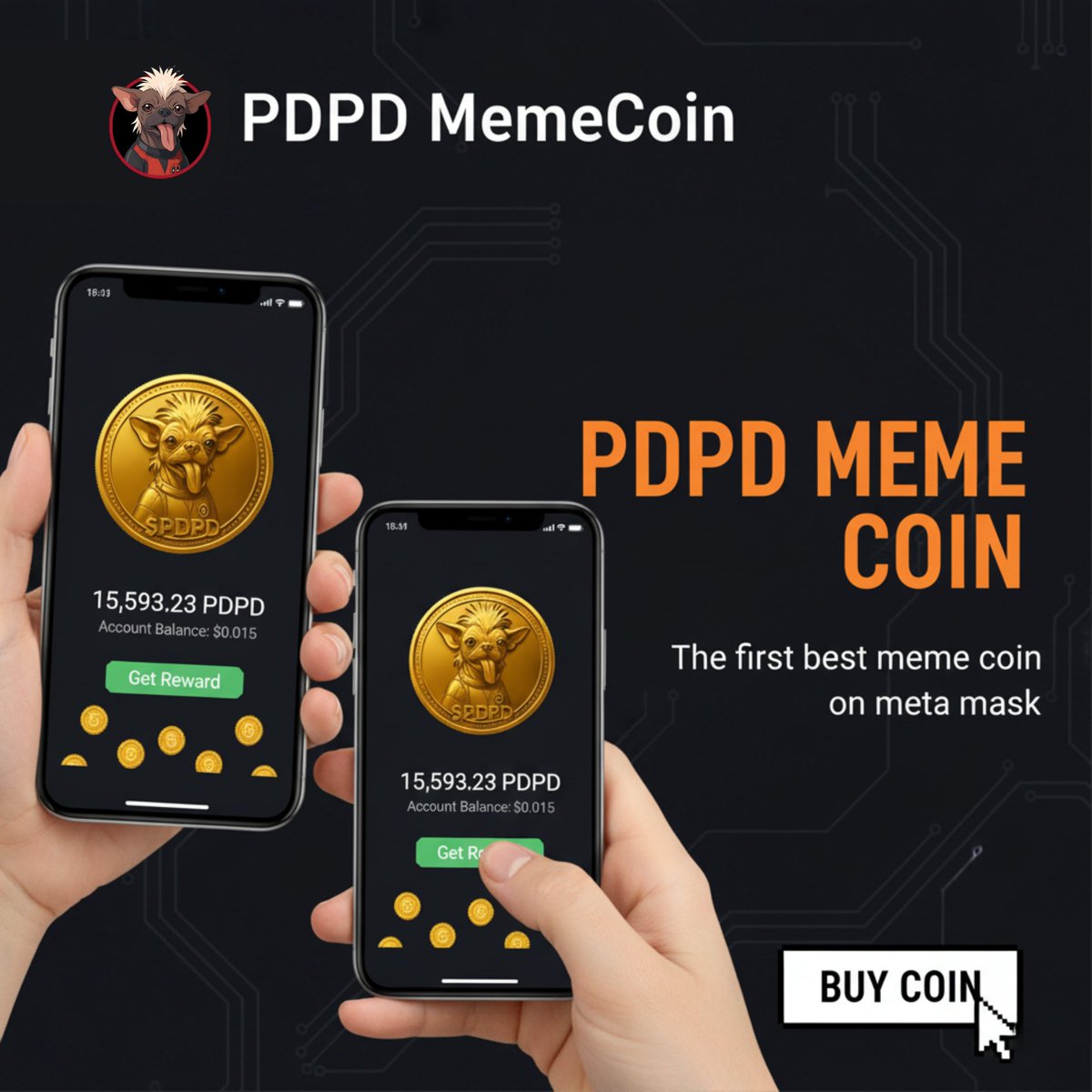 deadpoolpeggy's tweet photo. PDPD MemeCoin : The Revolution of Fun in Crypto!
The first and best meme coin now live on MetaMask!
Earn rewards, trade easily, and be part of the most entertaining crypto movement. 🐾
Don’t wait — grab your $PDPD today!
#PDPDCoin #MemeCoin #CryptoRevolution #MetaMask #PDPD #BlockchainFuture #CryptoCommunity #DeFi #BuyPDPD #CryptoRewards #Web3 #CryptoTrend #peggythedeadpooldog #web3 #memecoins #peggy #pdpd #Memecoin #DecentralizedAI