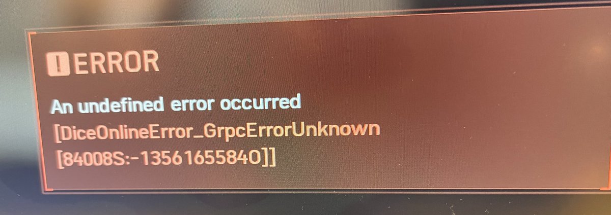 salat95's tweet photo. I keep getting this message when i try to search or join community games. Also your official servers are laggy af. Is anyone looking for solution?Yesterday’s “stability “ update made the game everything but stable… #Battlefield6 @BFBulletin @BattlPULSE @BattlefieldComm @EA_DICE https://t.co/cTp7dv6bTL