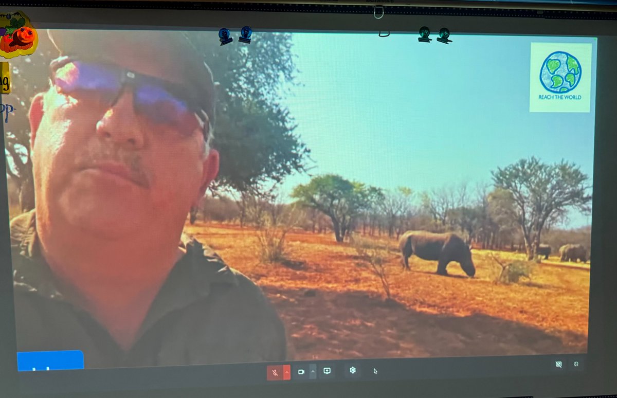 JenMerrifield's tweet image. The Merrifield Team enjoyed speaking with Dr. Johan Marais to learn about the wonderful work he is doing to help rhinos that have been injured by poachers. We look forward to talking with him again soon. Thanks @ReachtheWorldco for making this possible.