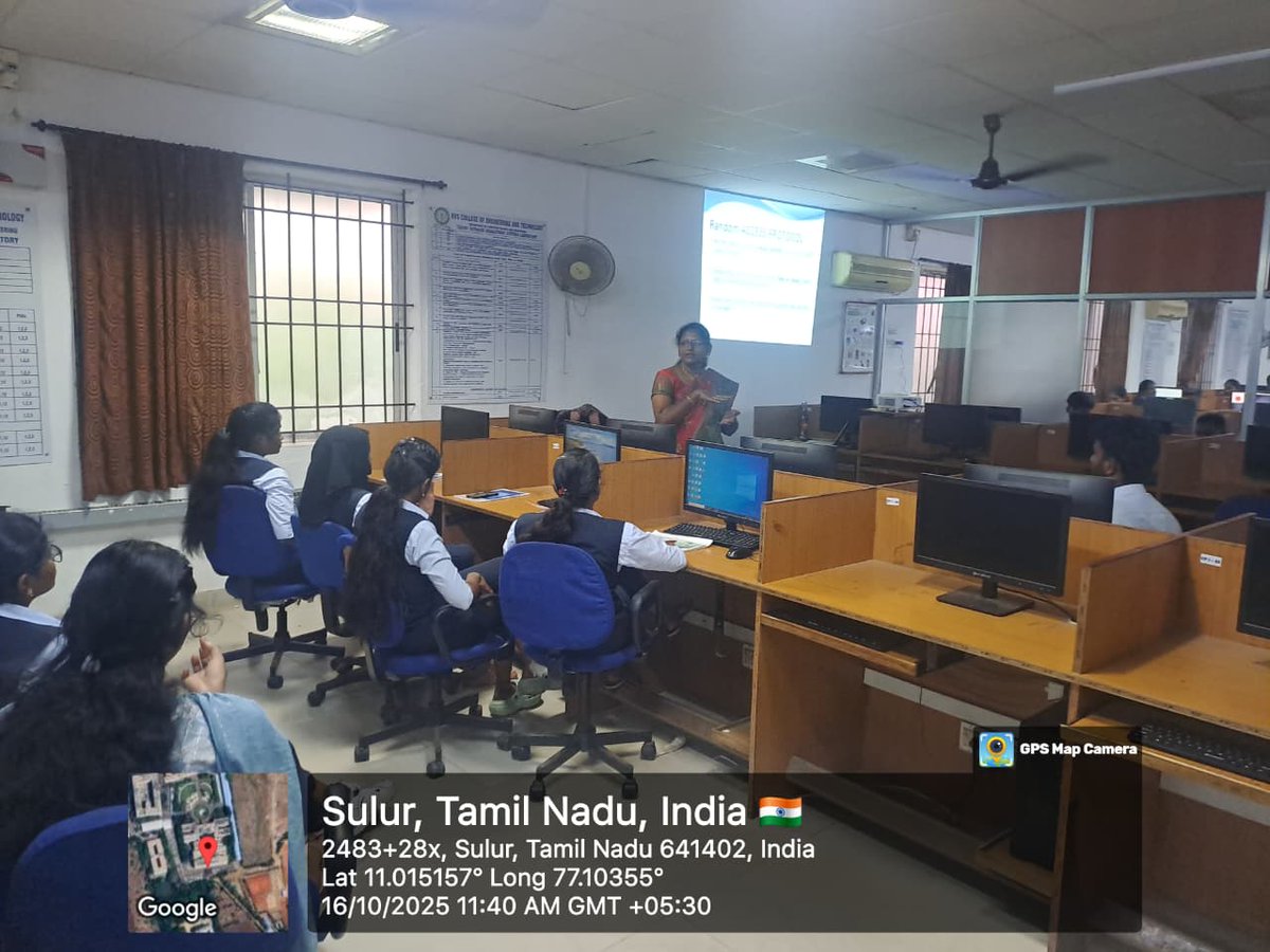 rvsdigitalcet's tweet image. Seminar on "Routing Protocols in the Real World: OSPF, BGP, and Beyond"
Glimpse of the Department of Information Technology at RVS College of Engineering & Technology successfully organized an insightful seminar delving into the backbone of the internet!
#RoutingProtocols
