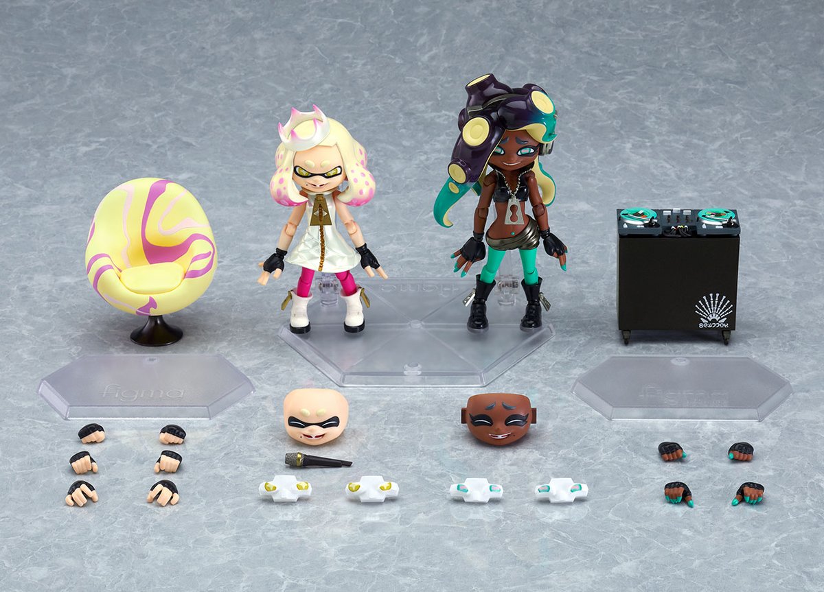 inkopolisbot's tweet image. Off the Hook figmas from Good Smile Company