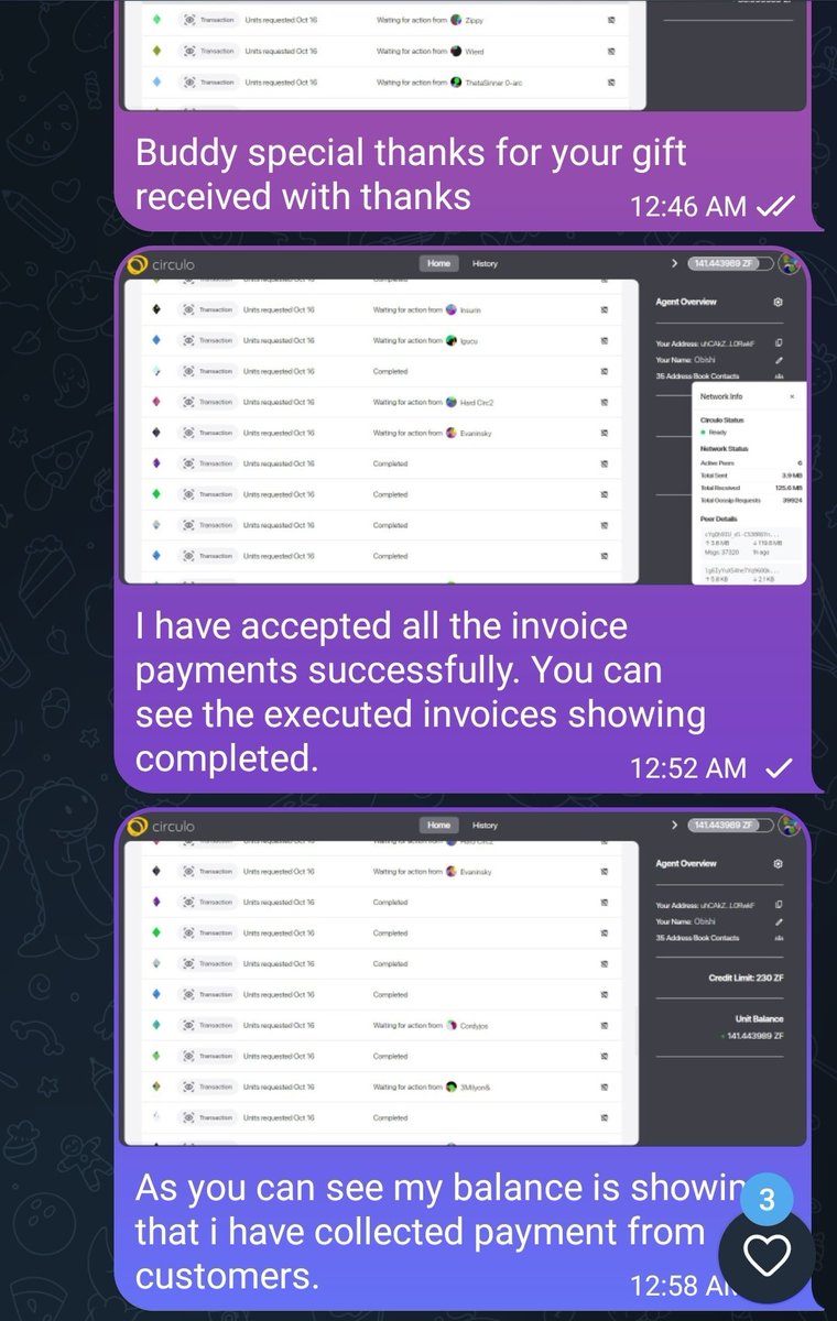 My DAY3 of circulo2 Testing. 
Circulo Build on <a href="/unytco/">Unyt Accounting</a> powered by <a href="/Holochain/">Holochain</a> <a href="/H_O_L_O_/">Holo</a> 
Circulo2 is working smoothly.
<a href="/Circulolive/">Circulo</a> #unytco #holochain #circulolive