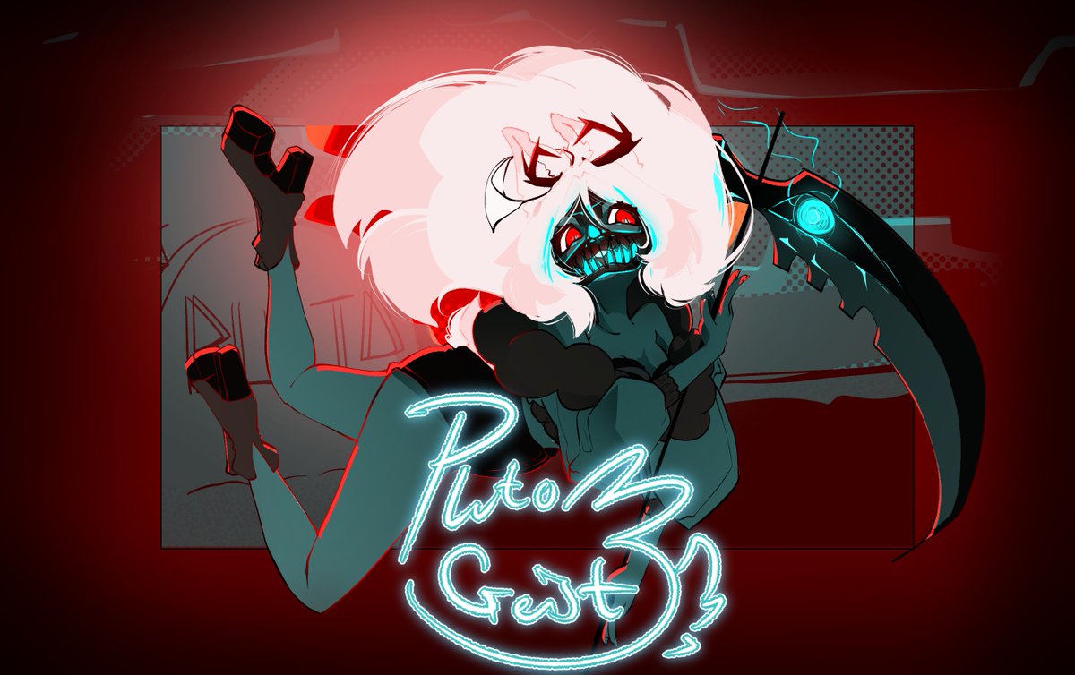 Pluto_Geist's tweet photo. AAAAND 
Version 2: this is what happens if i am not fed

I'm gonna see if I can make some kinda cool overlay or something with both of these 🎨

| #digitalart | #artistsonX | #ENVtuber | https://t.co/yx1SbnisVz