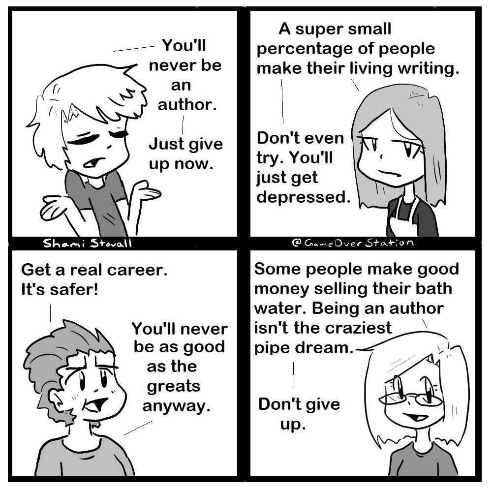 You've gotta have tenacity! You can do it! 💪

#booktwt #books #comics #webcomics