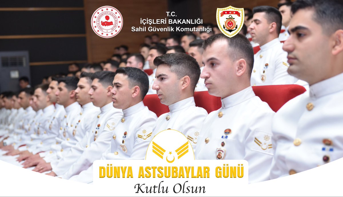 Vatanı, bayrağı ve milleti için zaman mefhumu gözetmeksizin ülkemizin her köşesinde fedakârca görev yapan kahraman astsubaylarımızın Dünya Astsubaylar Günü kutlu olsun.
#17EkimDünyaAstsubaylarGünü
#SahilGüvenlik