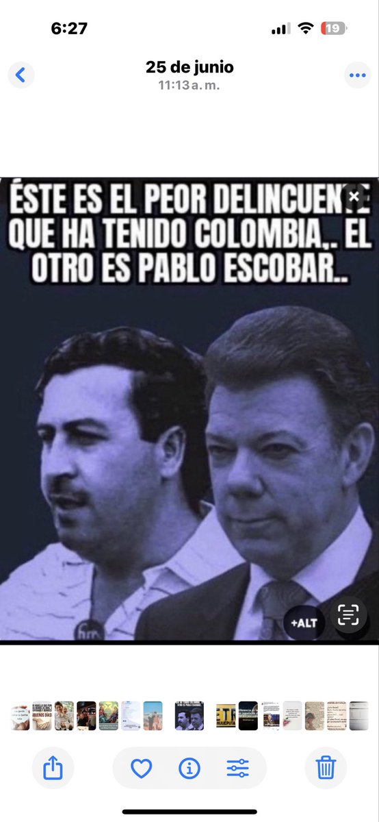 <a href="/JuanManSantos/">Juan Manuel Santos</a> Habló el mitómano y falso Nobel…viejo sinvergüenza y despreciable cree que puede volver a engañarnos…
No vemos la hora de que usted y todos los que lo rodean les caiga el castigo divino que se merecen…