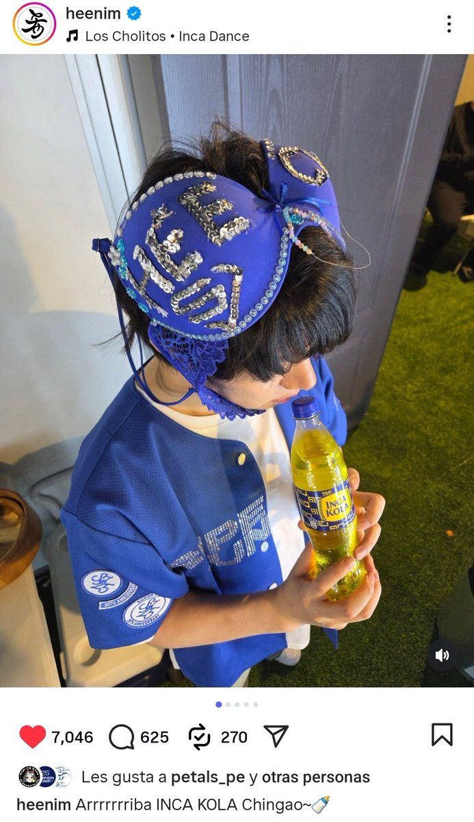 infosjperu's tweet image. Heechul dedicando un post a Perú y promocionando la Inca Kola ajajja ademas con el brasier decorado hace 2 dias por elf Perú jajajja 
#SS10inPeru #SUPERJUNIOR 
#Heechul