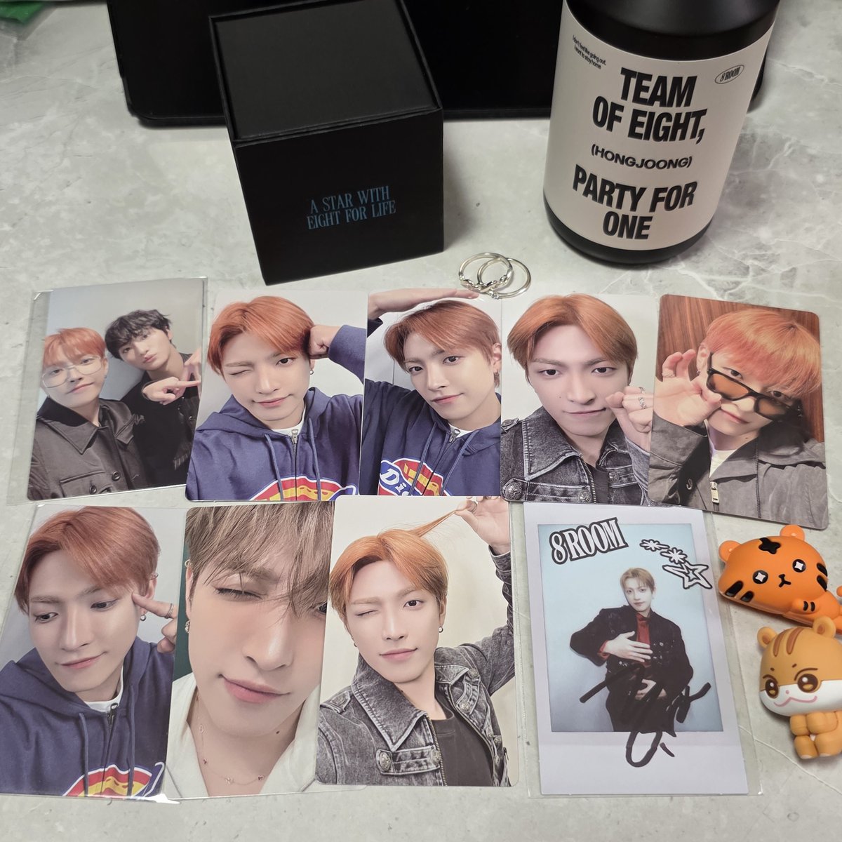 반지가 예쁘고 호이 쭝라미 피규어 붙여두니까 너무 너무 귀엽고 맏즈 포카가 너무 예쁨 🥰