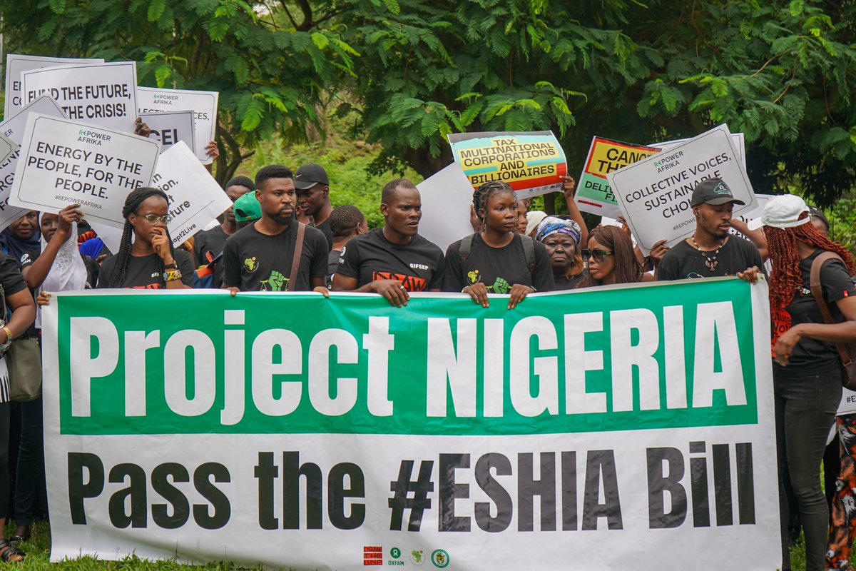 gifsep4climate's tweet image. Still on the #ESHIA Bill, this isn't just another bill, it's a Project Nigeria.
It protects our land, food, forests, rivers, biodiversity & livelihoods.
Nigerians are rising to demand an end to environmental degradation and the start of real environmental governance. #PassESHIA…