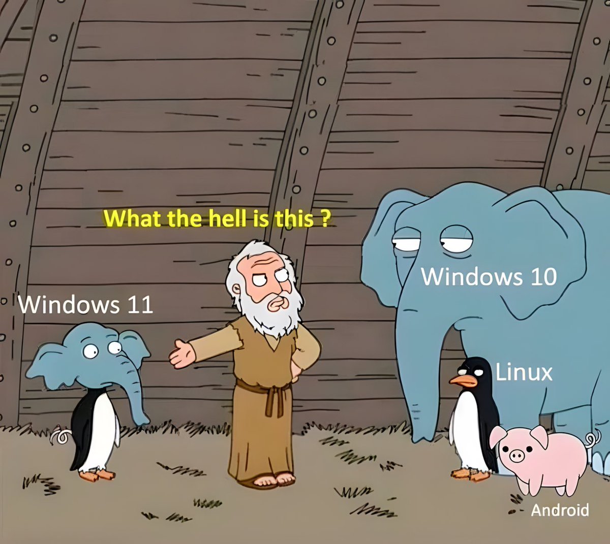 lingodotdev's tweet image. Now we are stuck with Windows 11 😂
