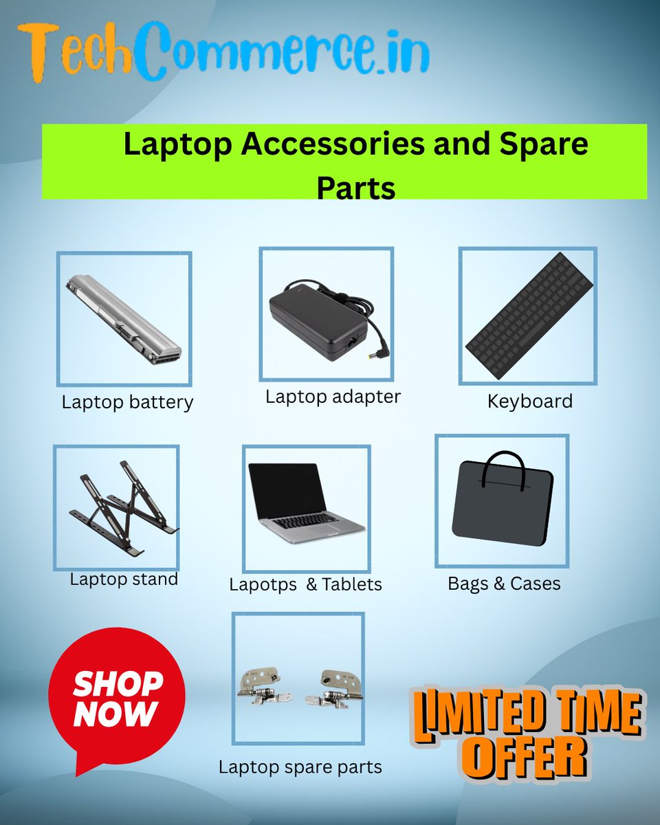 Techcommerce2's tweet image. Power, Performance & Protection — Upgrade Your Laptop Today!
Click to buy now - shorturl.at/QWXSV
#LaptopUpgrade #PowerPerformanceProtection #TechUpgrade #LaptopLife #SmartTech #PerformanceMatters #TechEssentials #LaptopPower #TechProtection #UpgradeYourGear #LaptopGoals