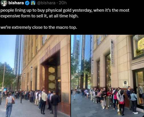 julianhosp's tweet image. Lange Schlangen um Gold zu kaufen. Warum Leute nie "anstehen müssen, um Bitcoin zu kaufen"? Weil Bitcoin eben NICHT knapp ist.
Knapp kann nur etwas sein, was gebraut/genutzt wird, und Bitcoin kann man nur kaufen, shillen und wieder verkaufen.
Gold hat 5% Nutzen in der Industrie.…