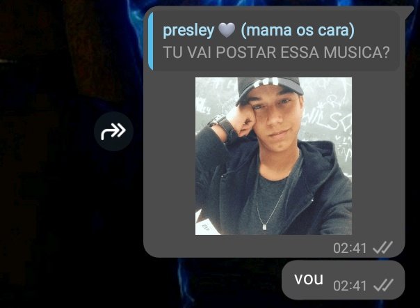 ele fica desacreditado msm