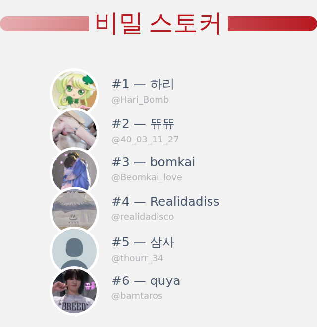 누가 내 트위터 프로필을 방문했는지 확인했습니다!

⠀➡️ infintytweet.me/secret-stalker…