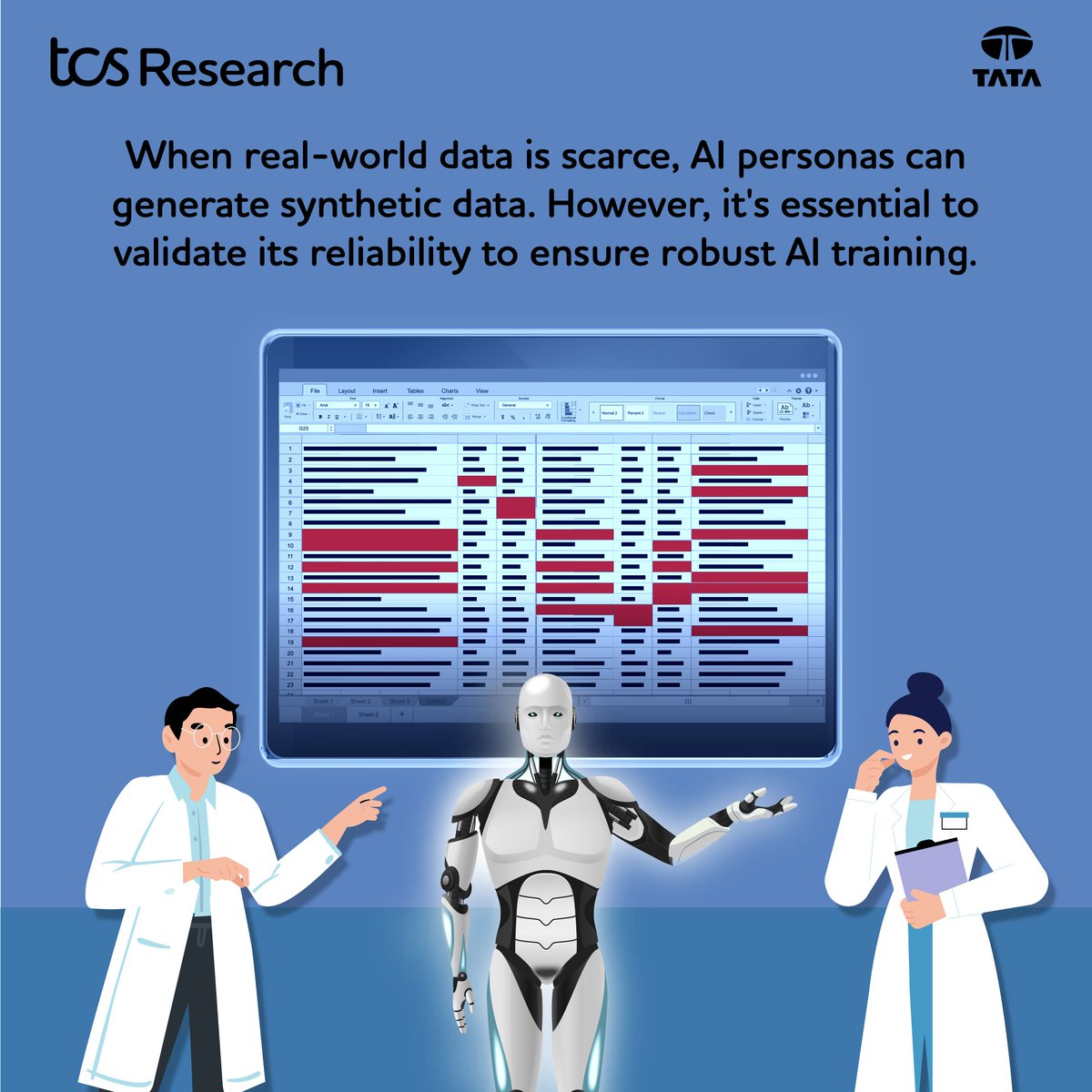 TCSResearch's tweet image. How can we trust insights from synthetic agents that act as proxies when real users are scarce?
At North America Chapter of Association for Computational Linguistics #NAACL2025, our researchers, in collaboration with @PICT introduced a framework to validate these agents for…