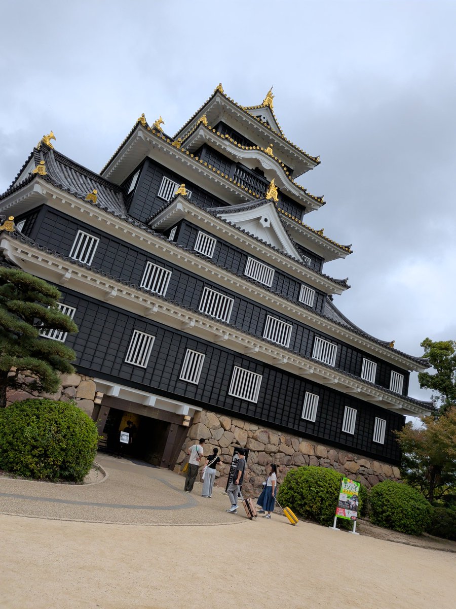 岡山城綺麗！