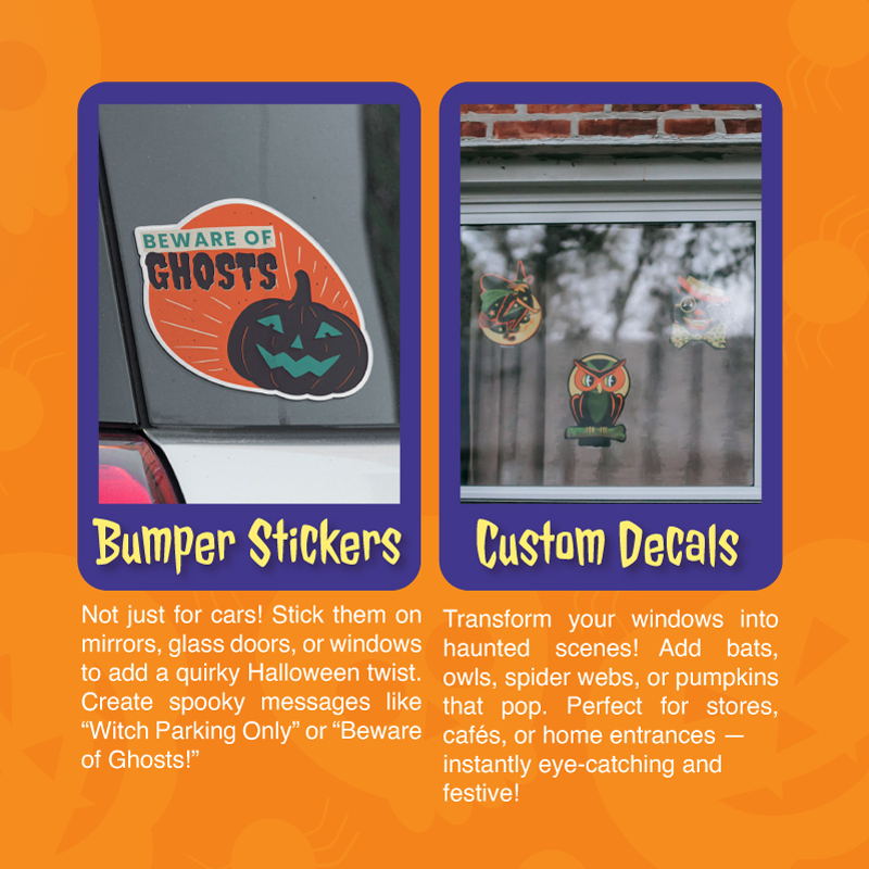 OzStickerPrint's tweet image. Let your windows do the haunting!

Transform any space with our #spooky #vinylstickers and #decals!

Tap this link: ozstickerprinting.com/uses/window-st… to learn more about #windowstickers and save up to 25% in our Spooky #StickerSale!

📌See the pinned post for info.