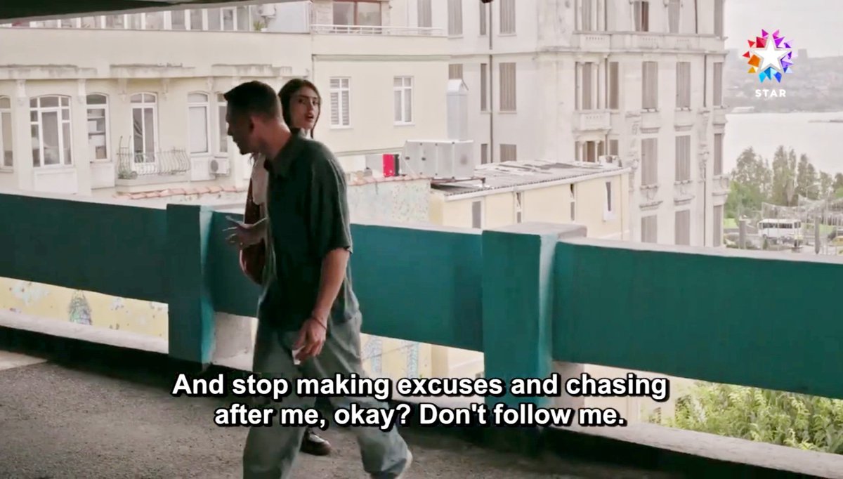 CarpintiAtrium's tweet photo. "Don't follow me."
"I'm not following you anyway."
"What are you doing right now?"

#Çarpıntı #KeremBürsin #LizgeCömert #AsRas https://t.co/V9gHv7wXl5
