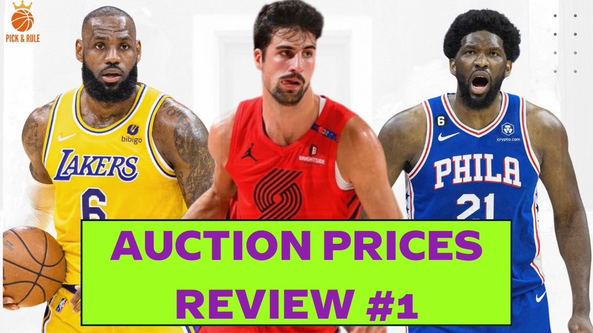 פרק מספר 25 - מעבר וניתוח של מחירי דראפט אוקשן 🙋🏻💰 של 18 דראפטים 📊 - חלק ראשון

בפרק זה אני עובר על ממוצעי מחירי שחקנים של 18 דראפטים של אוקשן 🙋🏻💰 לעונת הפאנטזי 25-26 🏀📊💥💪🏻  

חלק 1 - עוברים על 7 הסיבובים הראשונים בדראפט - טופ 84 שחקנים 🏀🥇⛹️‍♂️
📈 על מי שופכים יותר מדי כסף?