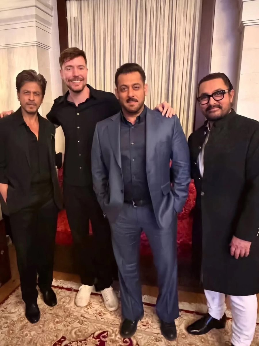 One Frame. Infinite Stardom.✨

#ShahRukhKhan #SalmanKhan  #AamirKhan #MrBeast