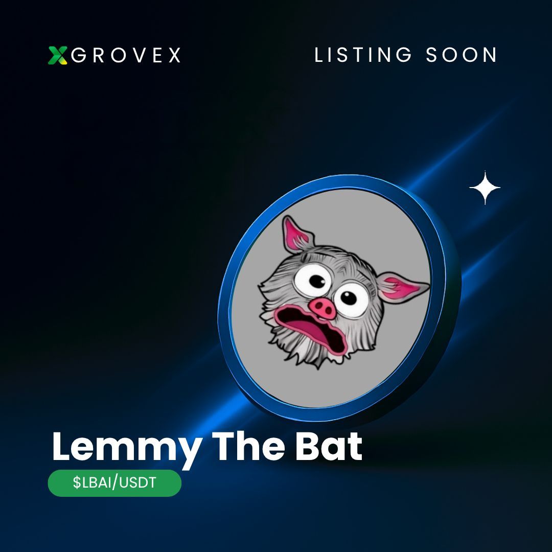 GroveXchange's tweet photo. ๐จ Listing Soon: @LBAI_Lemmy $LBAI on GroveX! ๐จ
Deposits Open: 21st October
Trading Begins: 21st October
โฐ 7:00 PM AEDT / 8:00 AM UTC / 4:00 AM EDT
๐ More Info: https://t.co/kGblCEW9FY
#LBAI #Ethereum #MemeCoin #AI #Crypto #GroveX #Blockchain #Web3 https://t.co/xAvhLSQrOB