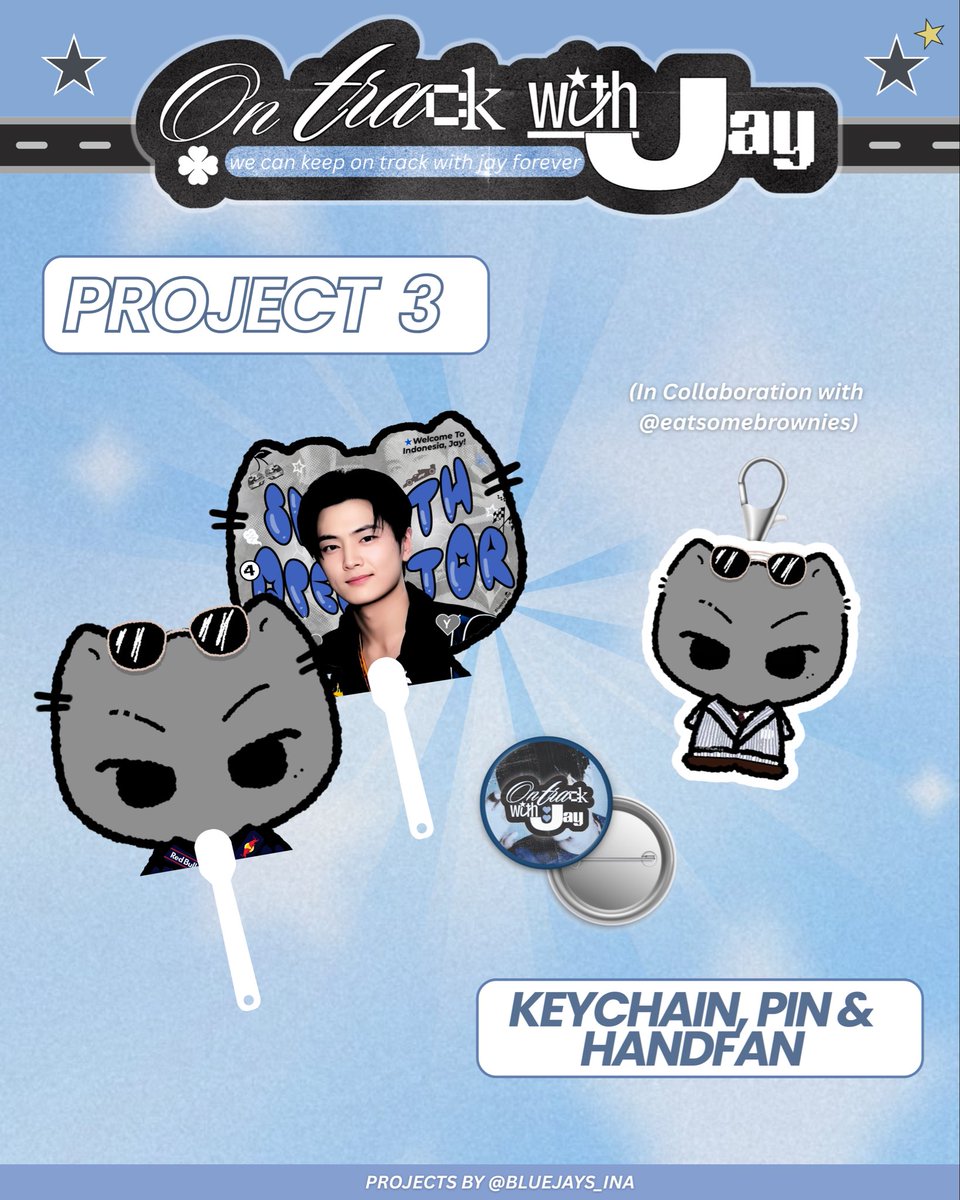Bluejays_INA's tweet image. 🏁 On 𝐓𝐫𝐚𝐜𝐤 // with 𝐉𝐚𝐲 (3) : Jay Freebies 🏁
Can you feel the heat on the track? 🔥
We’re taking the excitement to the next lap with exclusive merch collab for Bluejays and ENGENEs! 💙
Get ready to collect our Keychain, Pin, and Handfan,
crafted to keep you cool and…