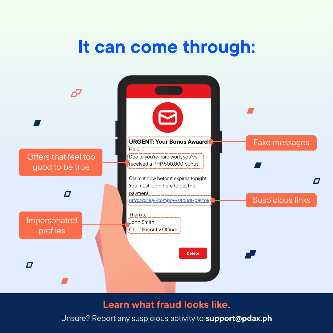 Fraud isn’t always obvious. Sometimes it comes as a friendly message, a fake offer, or a legit-looking link.
Stay alert and stay protected:

✅ Double-check before clicking anything
✅ Keep your info private
✅ Enable 2FA (Two-factor authentication)

If something feels off,