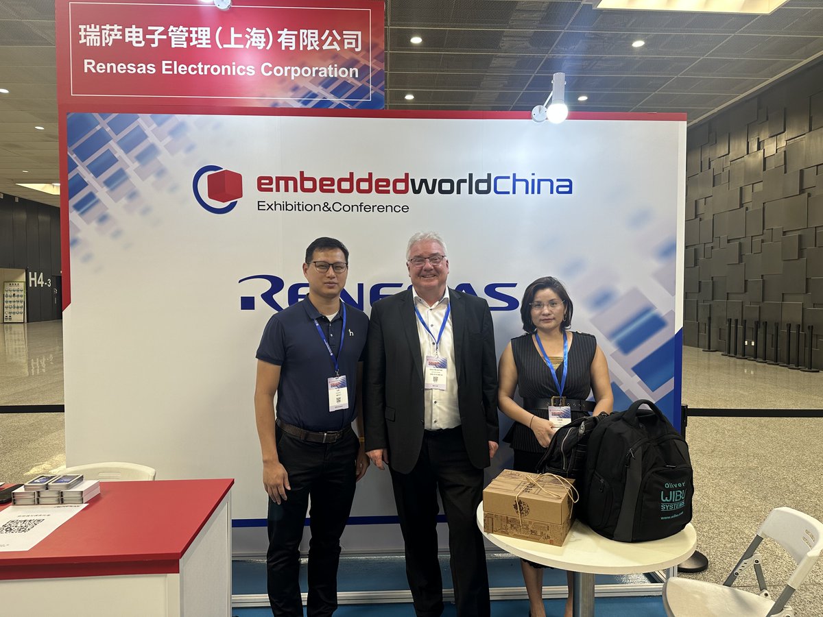 WibuSystems (@wibusystems) on Twitter photo ๐ด Live from Embedded World China 2025, where the future of embedded technology is unfolding before our eyes.
From industrial automation to automotive electronics and embedded vision with edge AI, the event is buzzing with innovation and with one shared priority: security.
Our ๐ด Live from Embedded World China 2025, where the future of embedded technology is unfolding before our eyes.
From industrial automation to automotive electronics and embedded vision with edge AI, the event is buzzing with innovation and with one shared priority: security.
Our