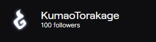 WOW we hit 100 today AND got affiliate?? Holy shit, I genuinely didn't expect this so soon- From the bottom of my heart, thank you all so very much! 
I'm so happy to already be 100 Voidlings strong,
ʕ ;(×); ʔ🖤