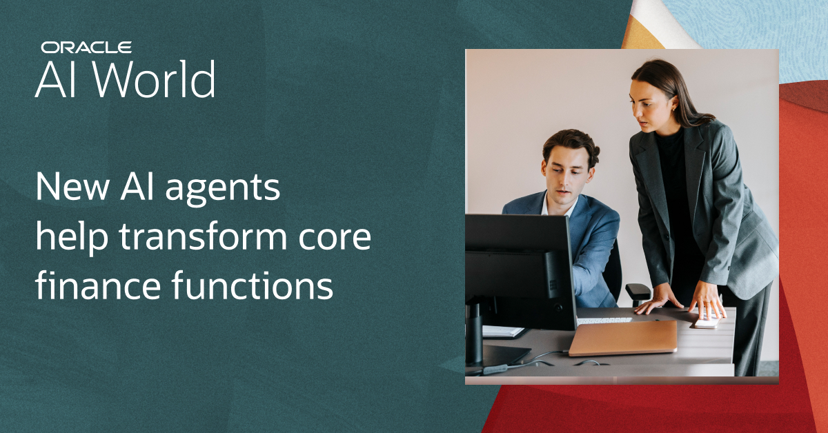 rajeshwaranj's tweet image. New AI agents in Oracle Fusion Applications help finance leaders automate end-to-end processes, increase productivity, and reduce costs. Learn more here: social.ora.cl/6018A2J8r