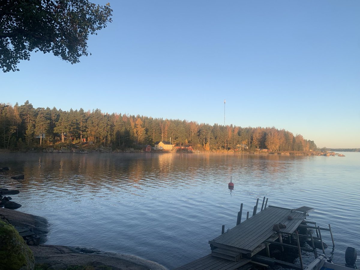 Ensimmäinen pakkasaamu. #itäinensuomenlahti
