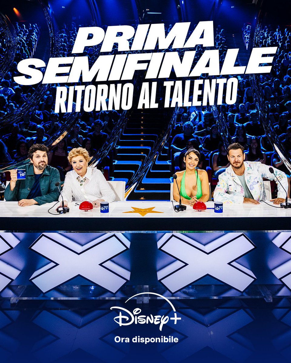 La PRIMA SEMIFINALE di #IGT è DISPONIBILE ORA su <a href="/DisneyPlusIT/">Disney+ IT</a> 🤩 
 
Nient'altro da leggere, corri a vedere la puntata!