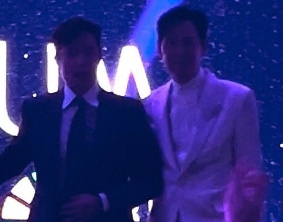 Lee Jung Jae and Lee Byung Hun turn to look at each other “discreetly” and make a wish..... 🩶🤍🩷✨

#LeeJungJae 
#LeeByungHun 
#inhun