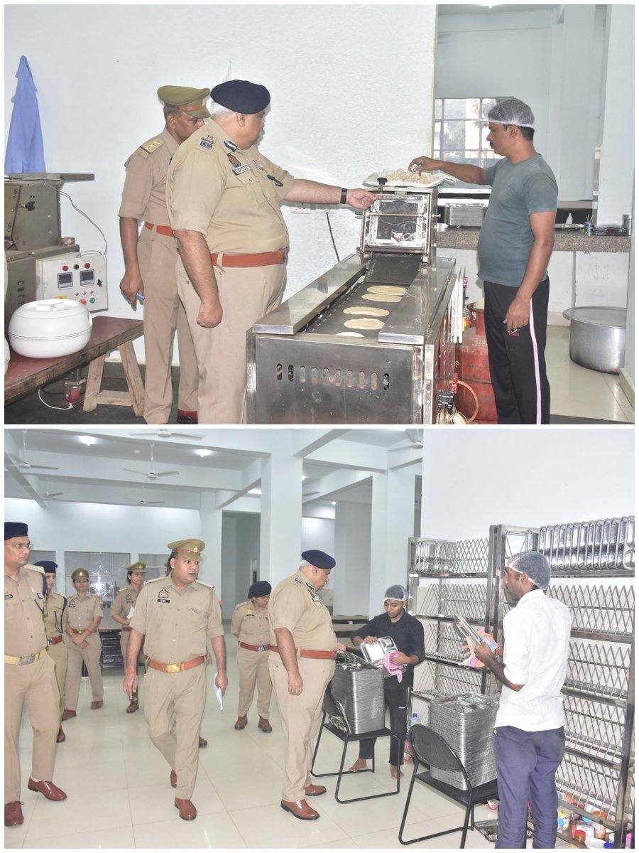 आज दिनांक 17-10-2025 को शुक्रवार परेड के निरीक्षण के उपरांत संस्था प्रमुख द्वारा महिला आ0ना0पु0 आधारभूत कोर्स की प्रशिक्षुओं की आवासीय व्यवस्था, मेस आदि का विस्तृत निरीक्षण किया गया।
<a href="/UPPoliceTrgHQ/">Training Directorate UP Police</a>