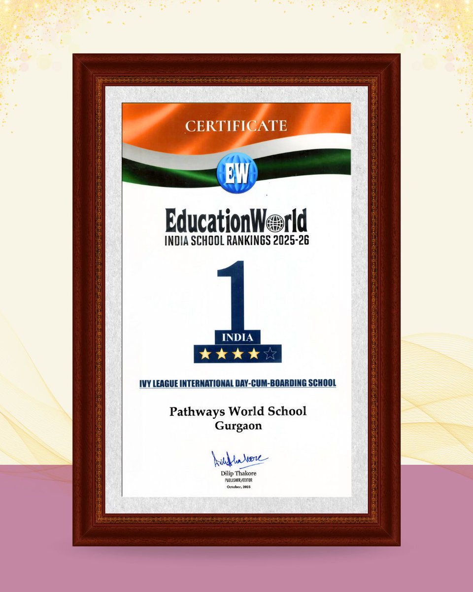 Pathways World School tweet media