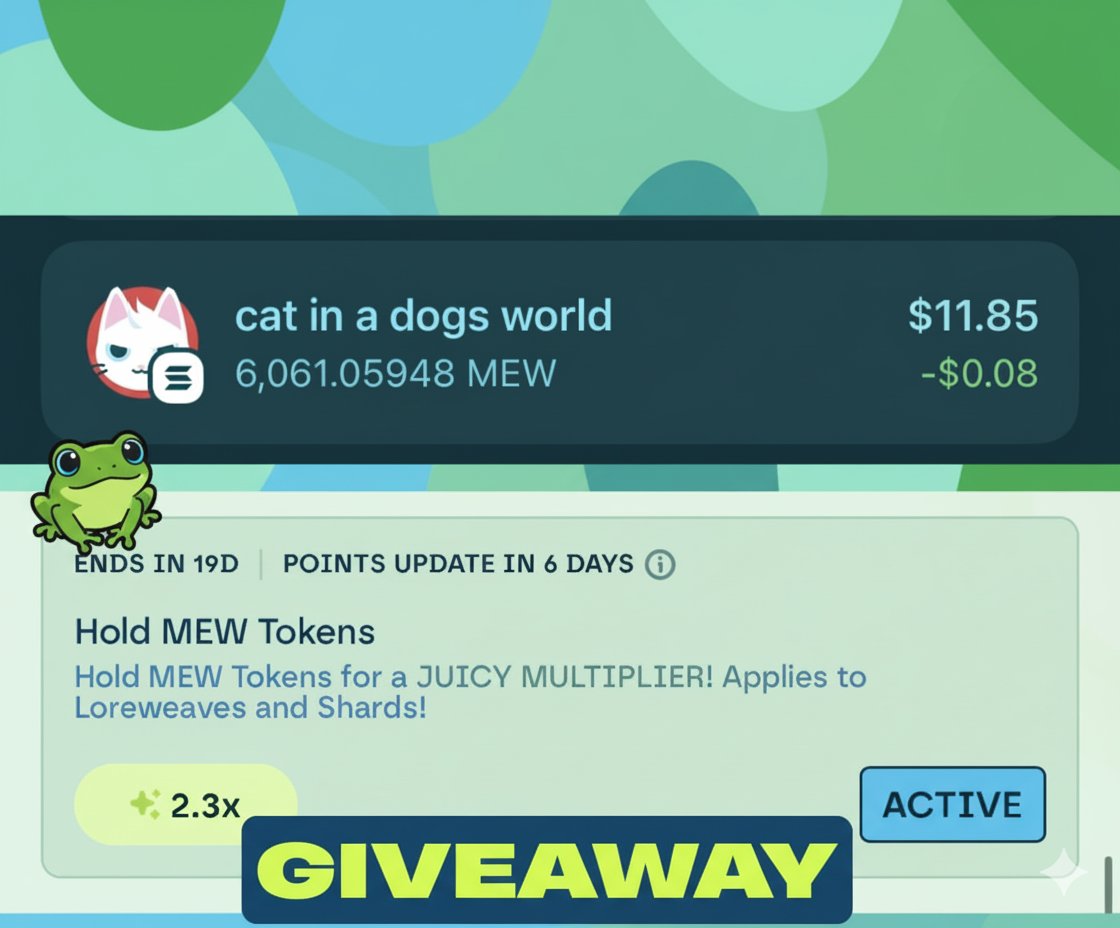 kiraaa πΊπ² (@hsnyrlmzz) on Twitter photo π¨ πΈ Giveaway π¨ 
 gTalus & gMike!
Giving away 3,000 MEW tokens for the 2.3x multiplier on the Talus labs testnet!
 To join:  πΈ Follow me 
<a href="/hsnyrlmzz/">kiraaa πΊπ² ( β,β )</a> 
 &
<a href="/Talus_Labs/">Talus Labs</a>
π· Like and repost this tweet π· Tag 2 friends below & comment gMike!  Winner in less than 24 hours! GL! π¨ πΈ Giveaway π¨ 
 gTalus & gMike!
Giving away 3,000 MEW tokens for the 2.3x multiplier on the Talus labs testnet!
 To join:  πΈ Follow me 
<a href="/hsnyrlmzz/">kiraaa πΊπ² ( β,β )</a> 
 &
<a href="/Talus_Labs/">Talus Labs</a>
π· Like and repost this tweet π· Tag 2 friends below & comment gMike!  Winner in less than 24 hours! GL!