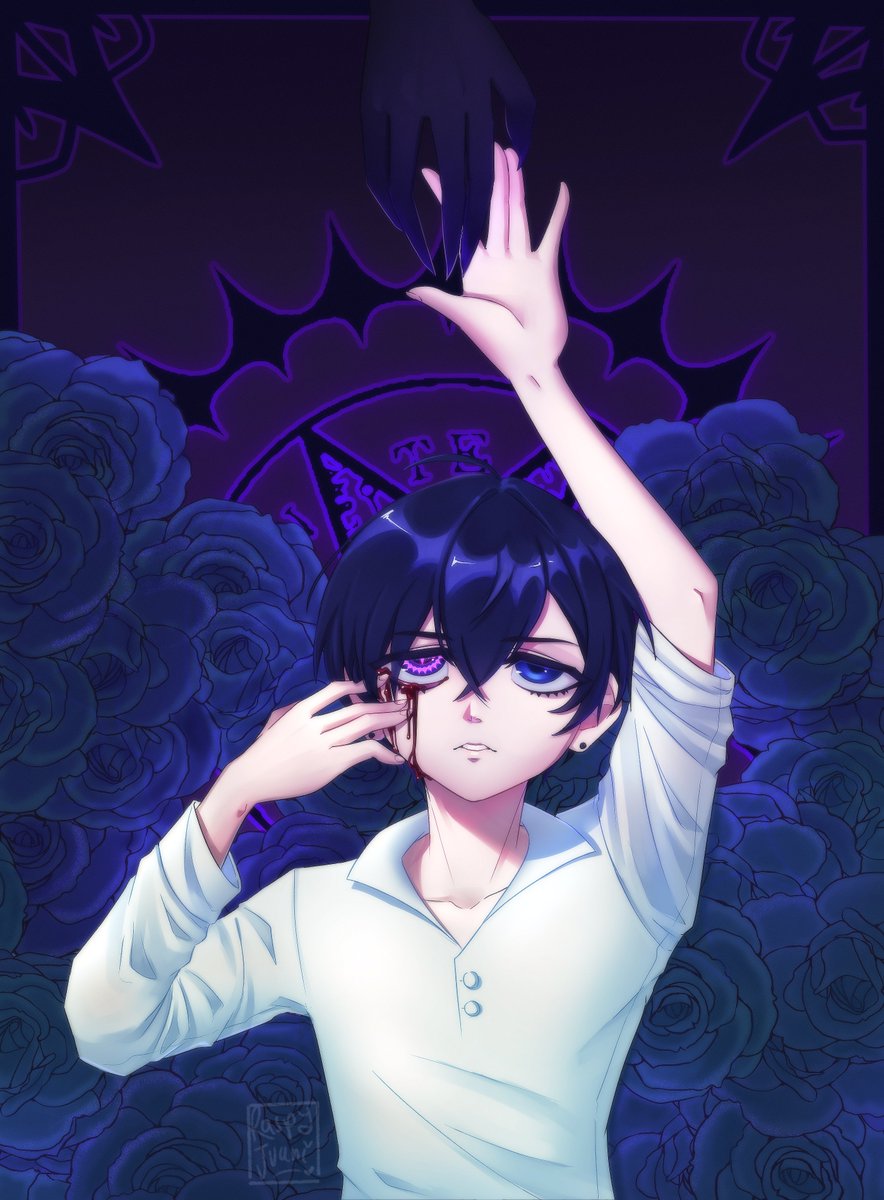Got to finish this one, i should not make such over the top stuff if i wanna make it anyways noxtober  2 word was #ritual 
#ciel #cielphantomhive #kuroshitsuji #fanart  #art #digital_art ❤️
