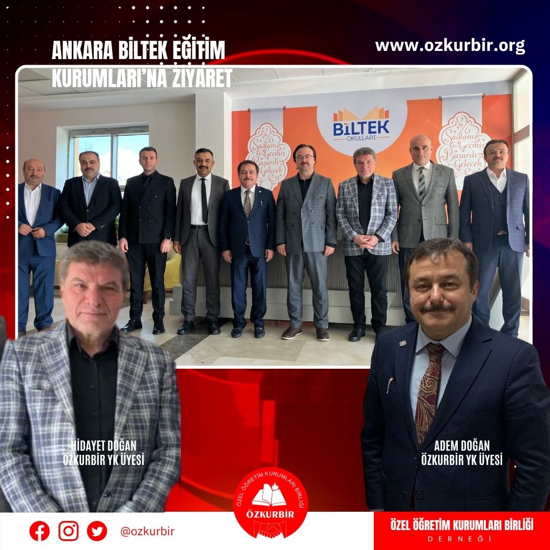 ozkurbir's tweet photo. ÖZKURBİR Yönetim Kurulundan Ankara Biltek Eğitim Kurumları’na Ziyaret

https://t.co/ik360MoGeU

#ÖZKURBİR #EğitimdeBirlik #BiltekOkulları 

@rehberpsikolog @hidayetdoganhd @29mayisetimesgutkampusu @29mayisokullari @29mayisbornovakampusu @biltekokullari  @safaokullari https://t.co/ETIwFdVWrl