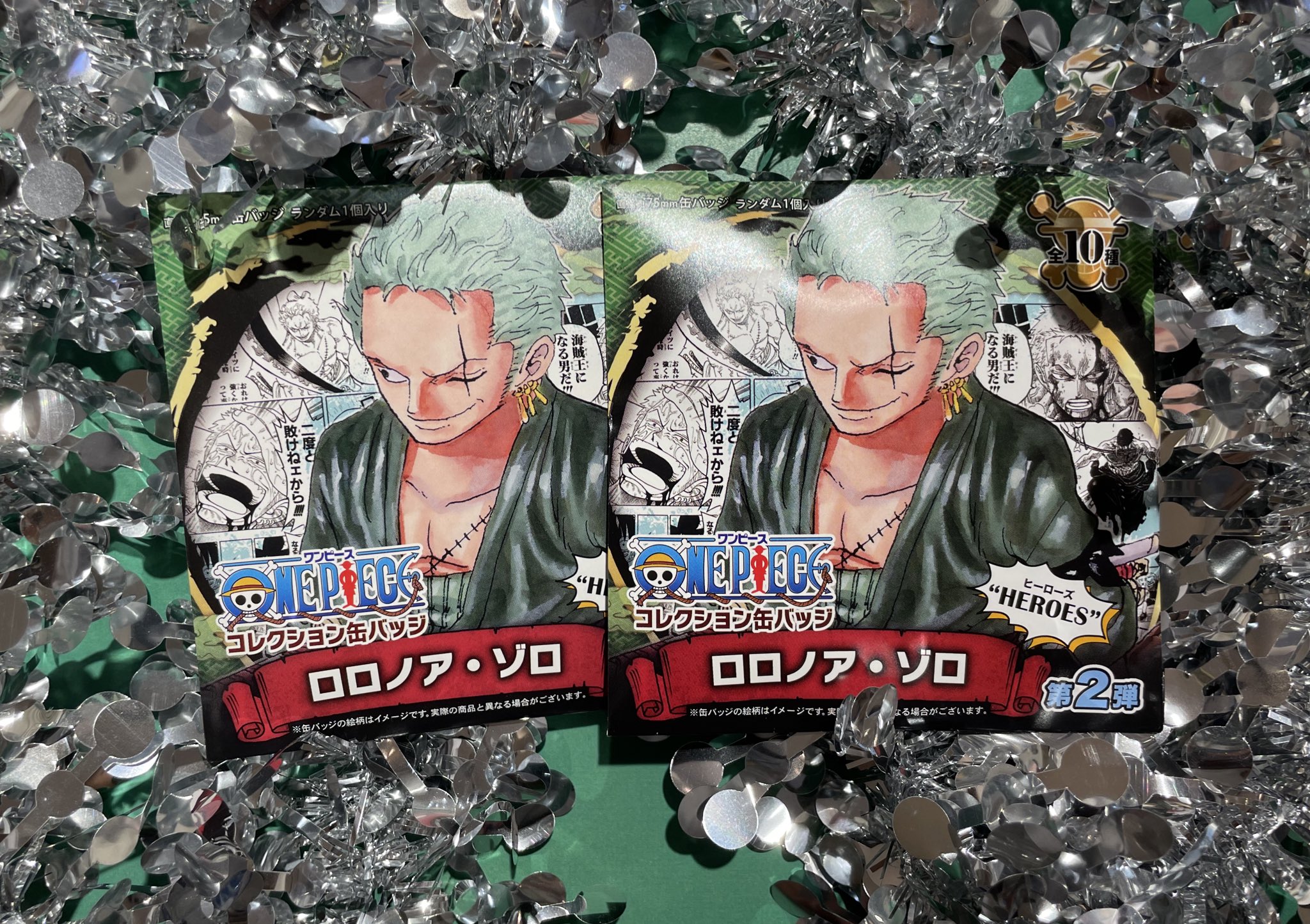 ロロノアゾロ　缶バッジ　まとめ売り ONE PIECE麦わらストア渋谷本店 on X: 