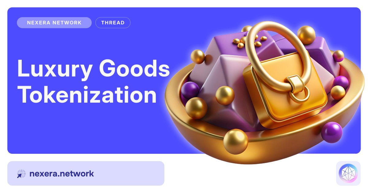 Nexera_Official's tweet image. Luxury Goods Tokenization: From Watches to Wine with Nexera's Provenance Tracking!    

Luxury items like #Rolex watches or rare Bordeaux wines are now RWA superstars, tokenized for fractional ownership, global #trading, and unbreakable authenticity. No more fakes; just pure…