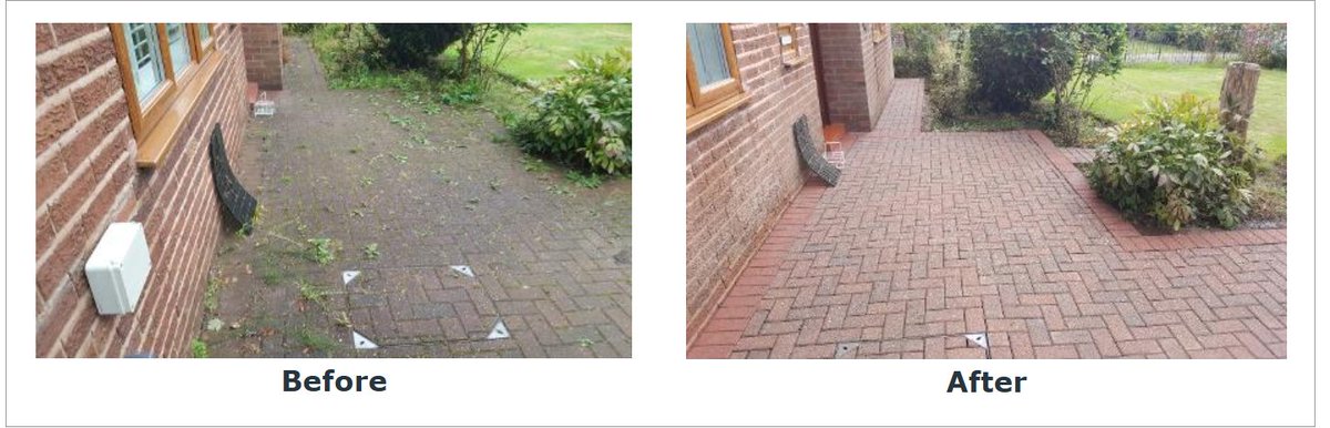 chesterclean's tweet photo. Pressure Cleaning Service for :

Patio Cleaning , Driveway Cleaning , Path Cleaning , Fences , Walls and a lot more.

We cover #Chester &amp; surrounding areas.

==>> https://t.co/eUm8bhqVb4

Tel or Text : 07727 261690

Telephone   : 01244 664032

#PatioCleaning #DrivewayCleaning https://t.co/kW6AvAk8zJ
